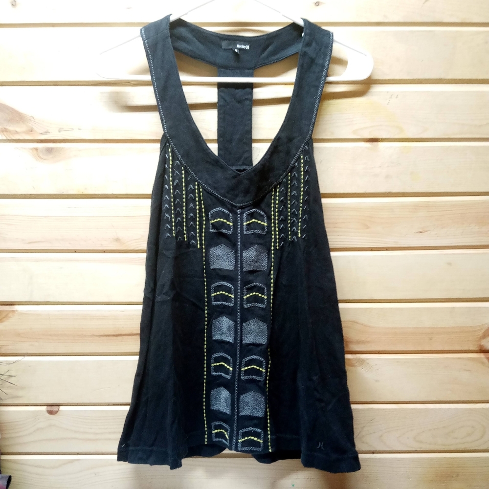Embroidered Women's Hurley Tank Top